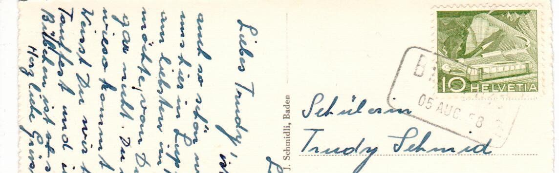 Cartoline postali: Birr - Lupfig 1958 – Usato da Wolhusen venduto da Curver9 1