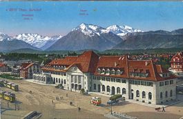 THUN Bahnhof, alte AK