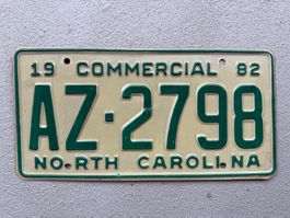 🇺🇸🇺🇸USA KENNZEICHEN * NORTH CAROLINA * 🇺🇸🇺🇸