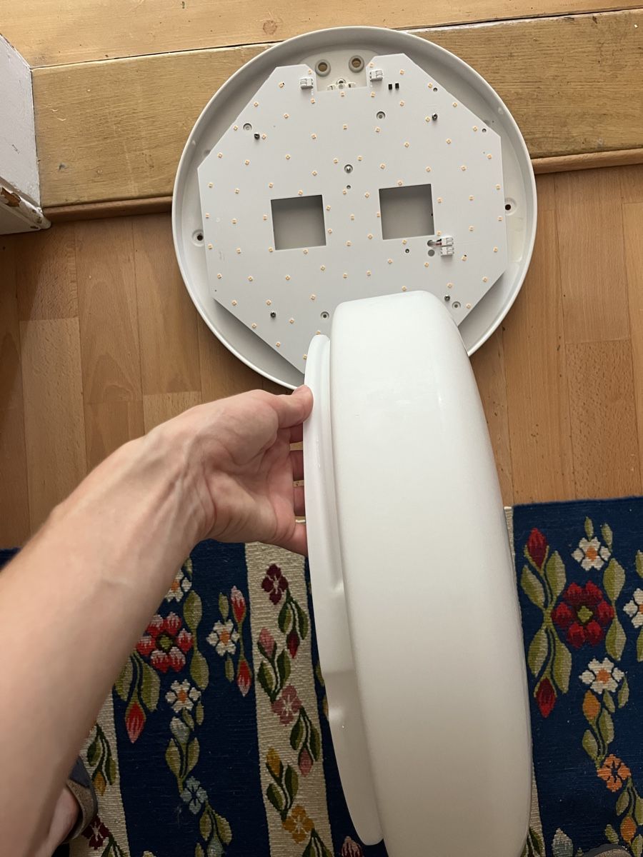 Lampadari & plafoniere: bega deckenleuchte lampe weiss rund glas – Usato da Zürich venduto da Princessmia 1
