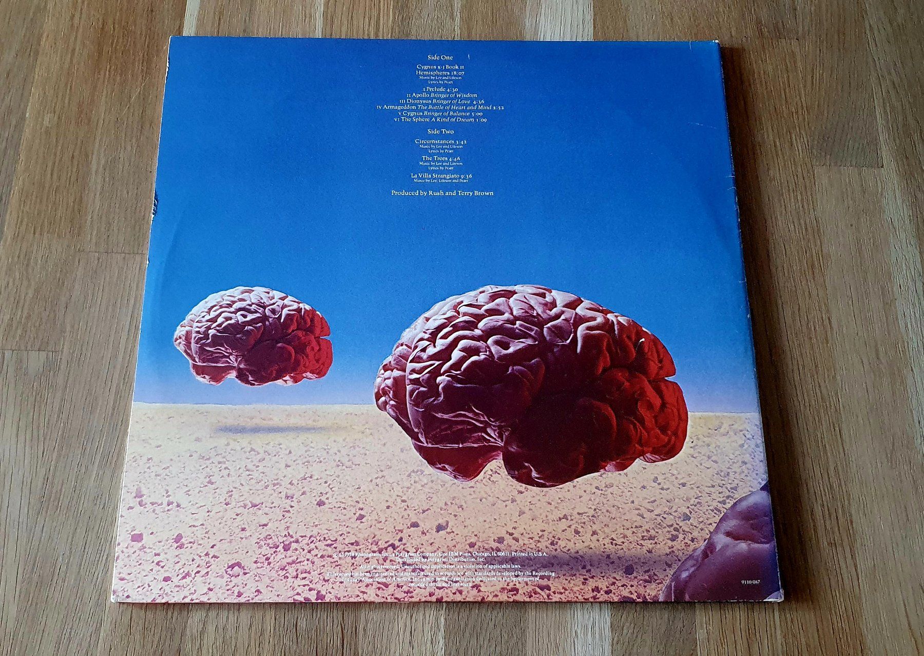 Dischi in vinile: RUSH, Hemispheres, USA LP mit Poster, TOP! – Usato da Kreuzlingen venduto da Cdschlumpf 2