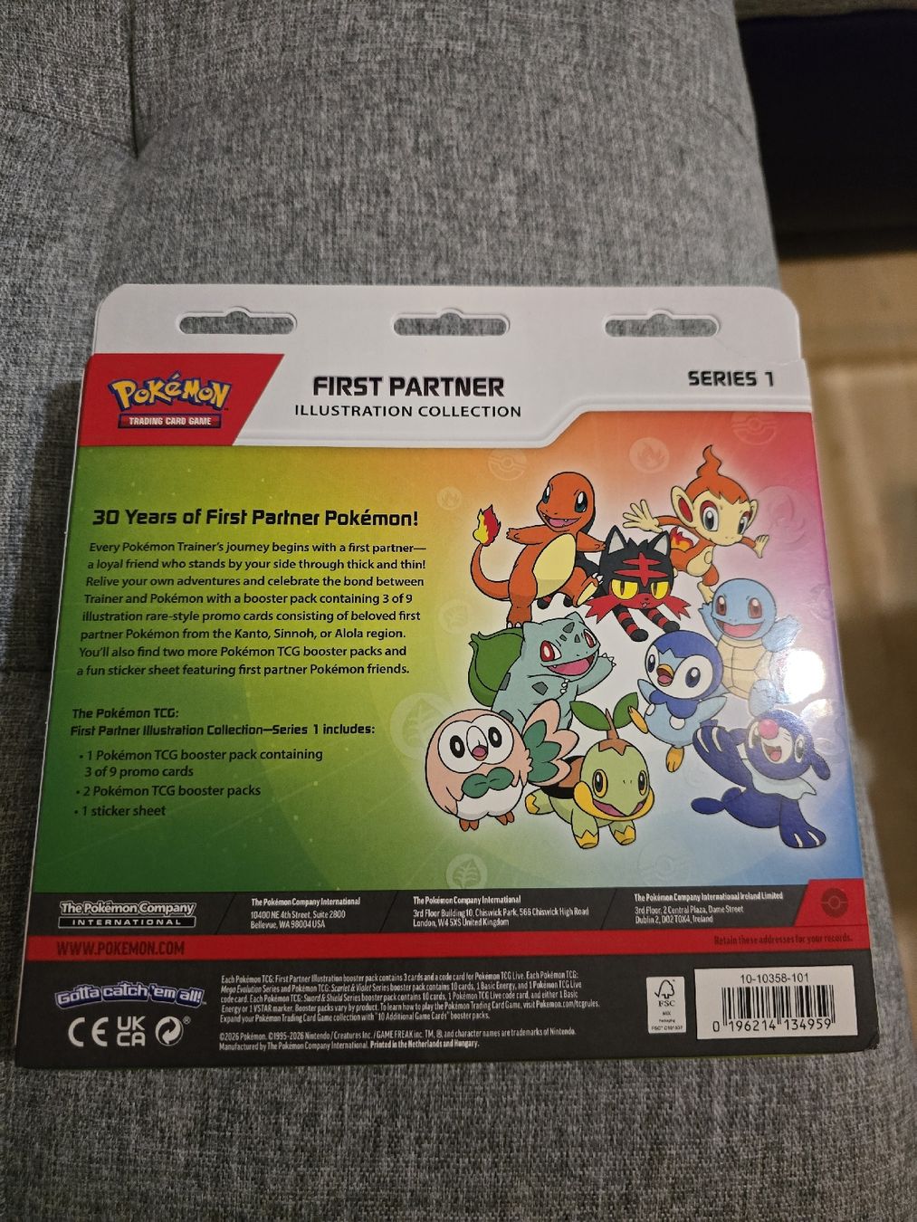 Pokémon Carte collezionabili: Pokémon First Partner Illustration Collection Series 1 – Nuovo e nell'imballaggio originale da Wünnewil venduto da Reto1002 1