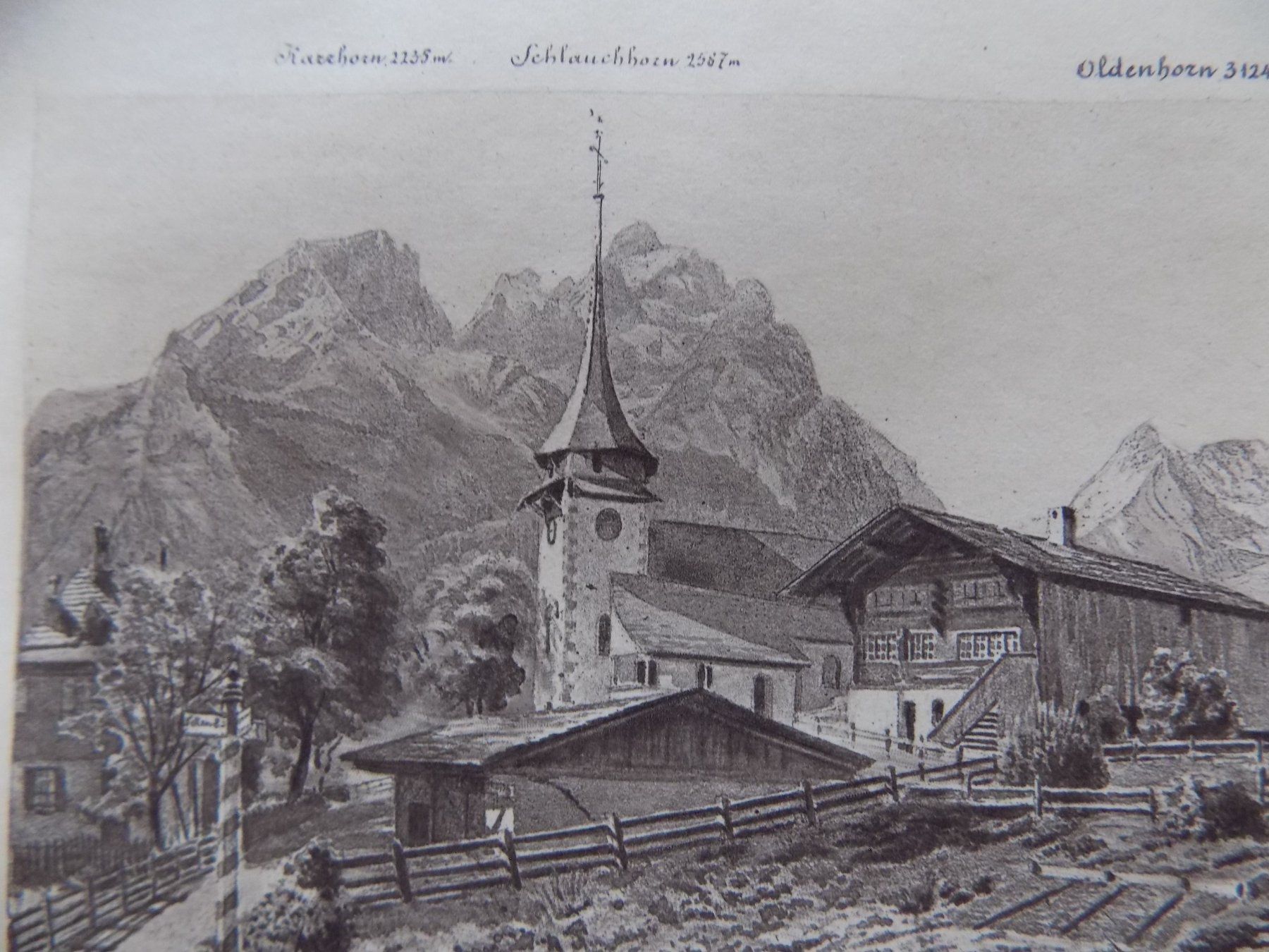 Gravures: Gsteig bei Gstaad – D'occasion à Risch par Rischli15 5
