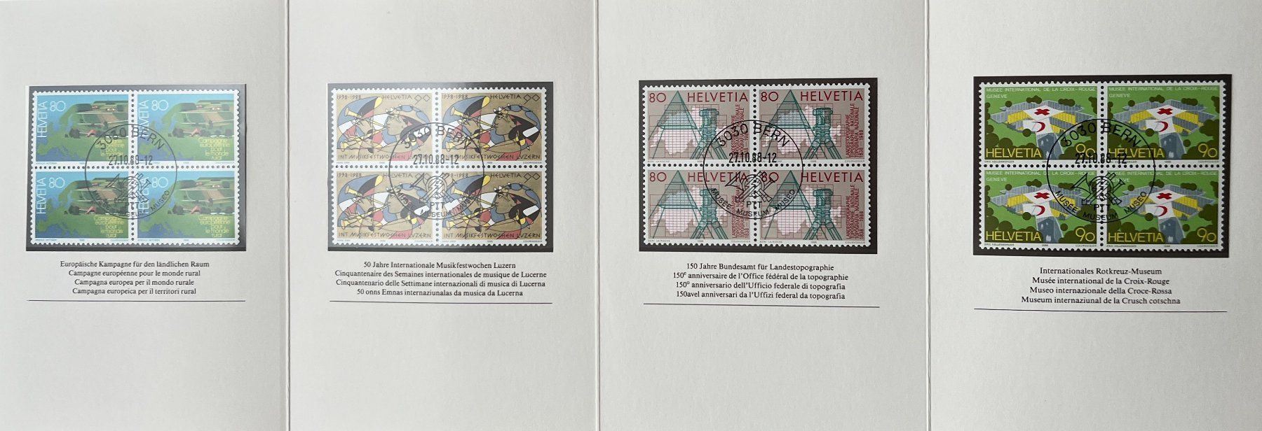 Alle Briefmarken: PTT-Karte 1988 – Neu (gemäss Beschreibung) aus Buttisholz von wbr_wdw8