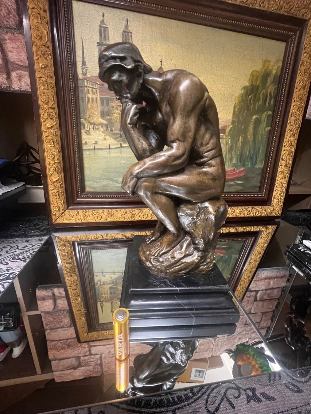 Sculture & Statue: Wunderschöne Bonze Figur "Der Denker" – Usato da Oberengstringen venduto da Cici7 6