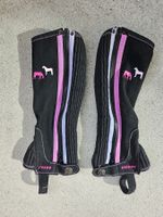 Reitchaps Steeds schwarz pink gebraucht Grösse KXS