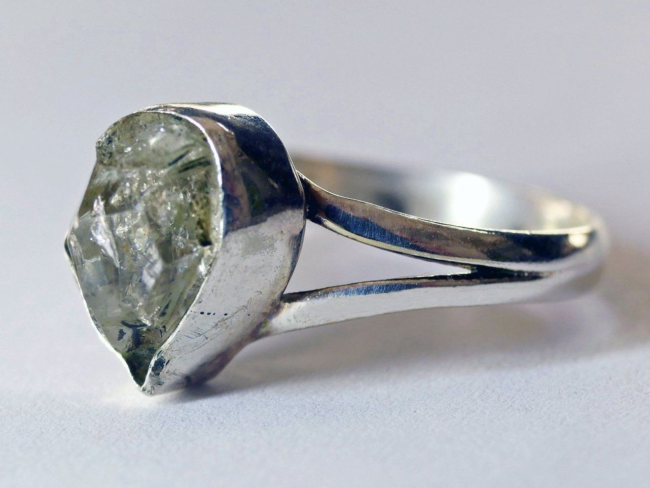 Anelli: Ring Silber 925 mit Herkimer-Diamant – Nuovo e nell'imballaggio originale da Matten b. Interlaken venduto da kero71 1