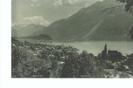 Brienz Kirche mit See, Verlag E. Synnberg / R. v. Pfyffer