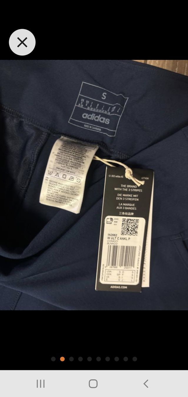 Adidas Pantaloni: Golfhose Adidas Gr s – Nuovo e nell'imballaggio originale da Berg TG venduto da Buschki2 1