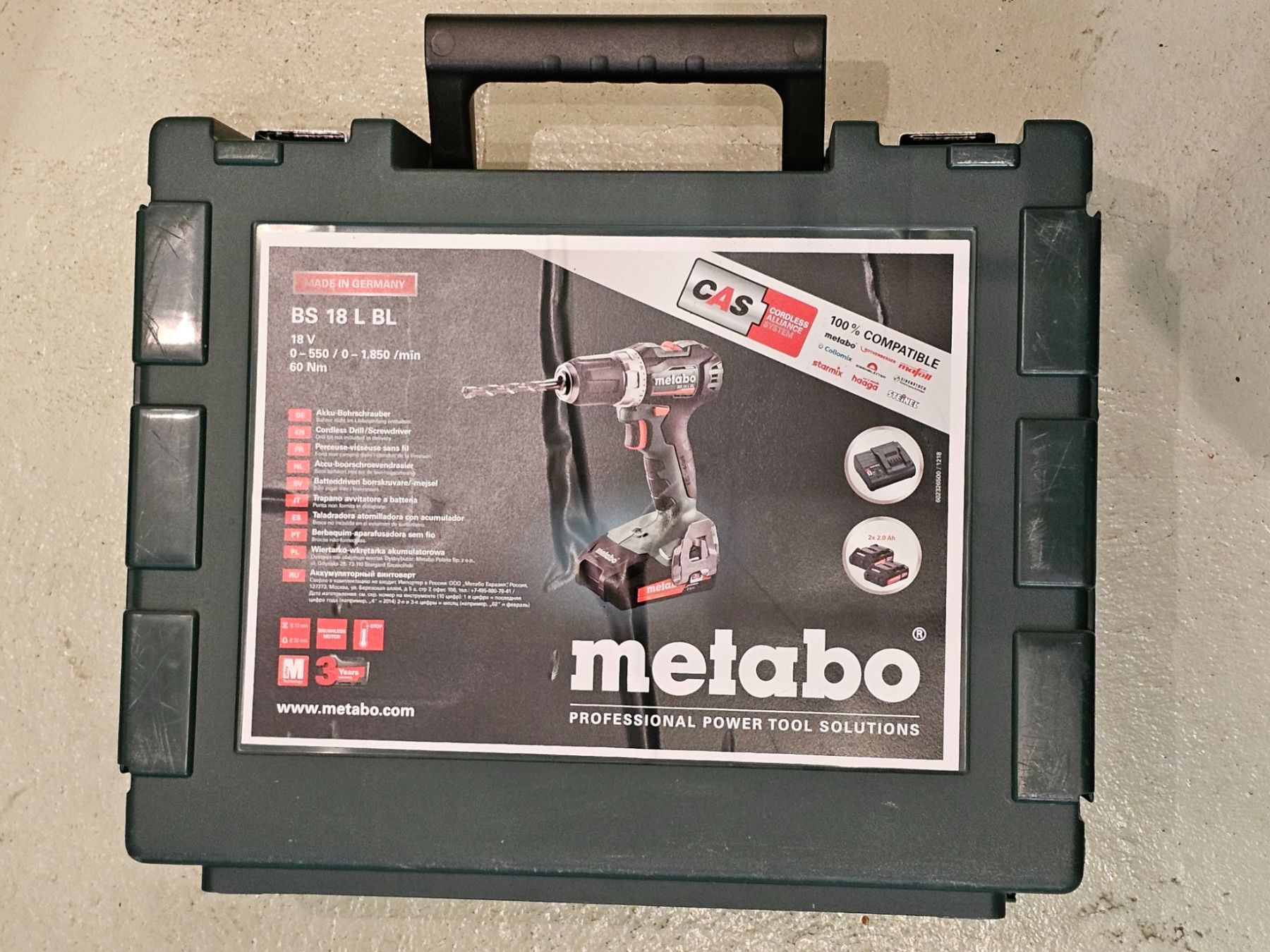 Metabo Trapani: Akku-Bohrschrauber metabo BS 18 L BL – Usato da Birmensdorf venduto da naegeliv