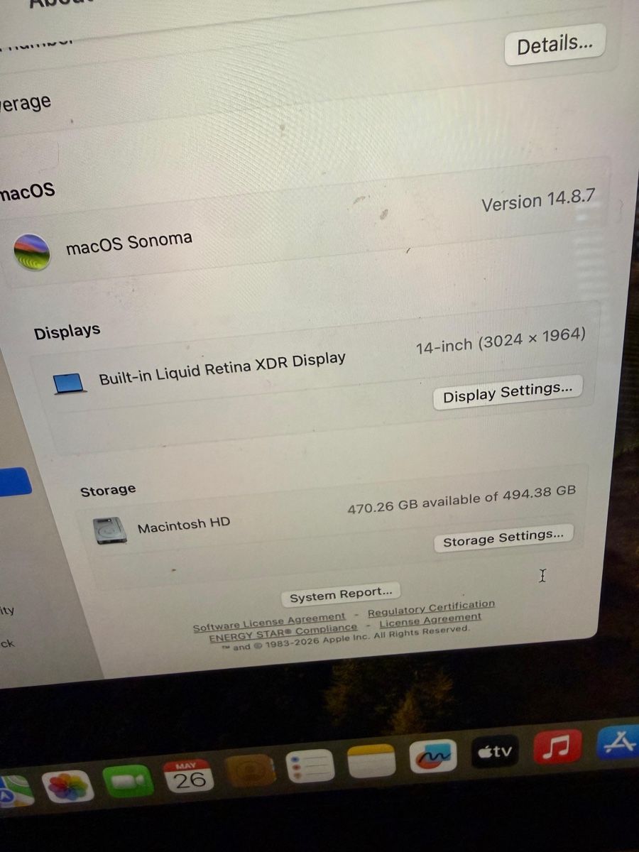 Apple Notebooks: MacBook Pro 14" (2023) M3 – Gebraucht aus Crans VS von yor_n5h8 4