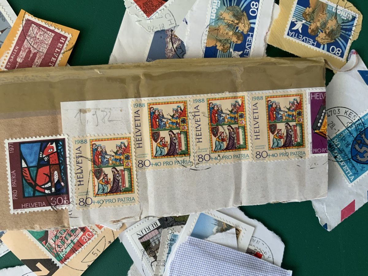Alle Briefmarken: 80er und 90er CH Briefmarken – Gebraucht aus Olten von nachTagetes 1