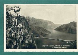 Lago di Lugano, Monte S.Salvatore, 1935, gelaufen
