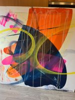 Magnifique toile abstraite de Parscha Mirgawemeddin