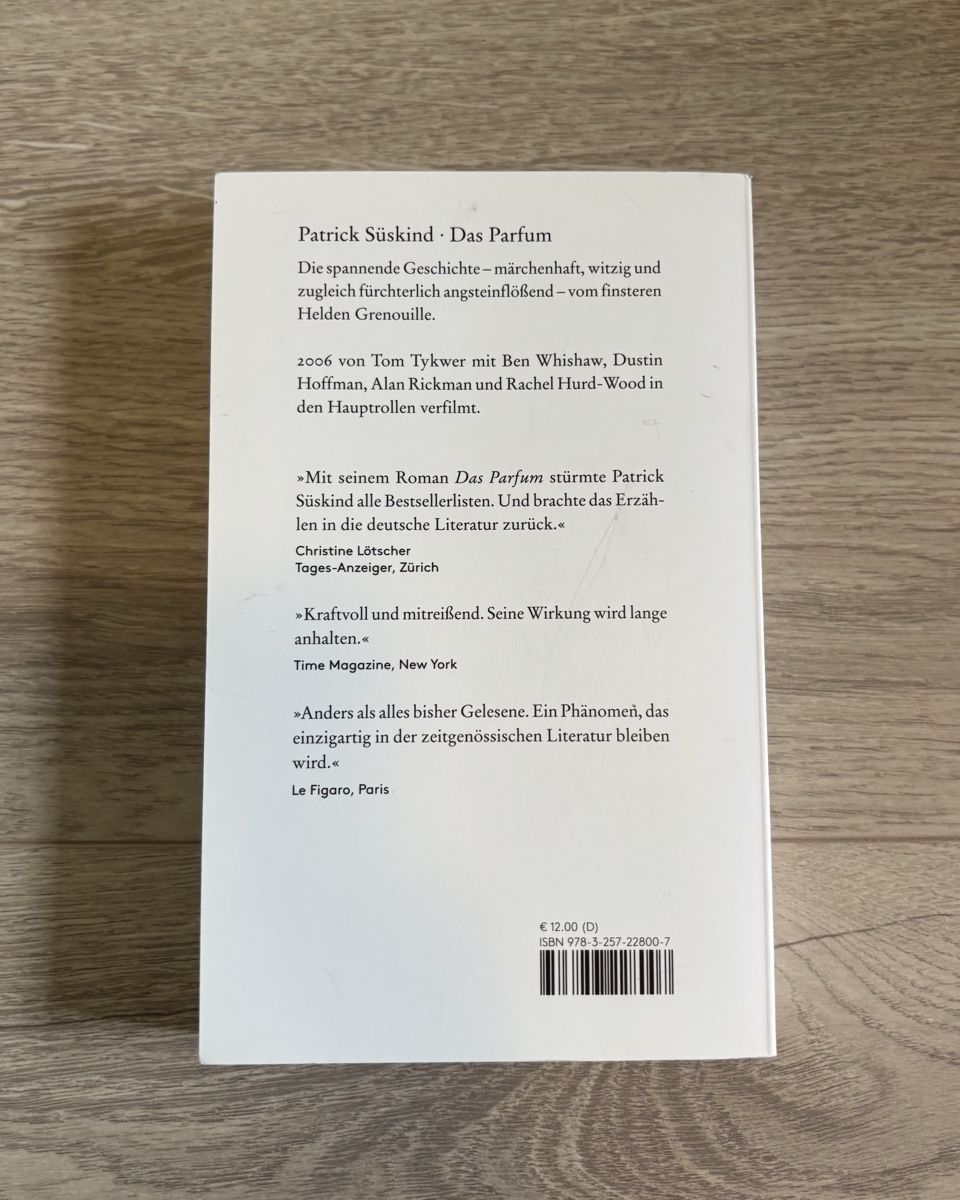 Libri: Livre Das Parfum - Patrick Süskind – Usato da Pâquier-Montbarry venduto da dloic_ 1