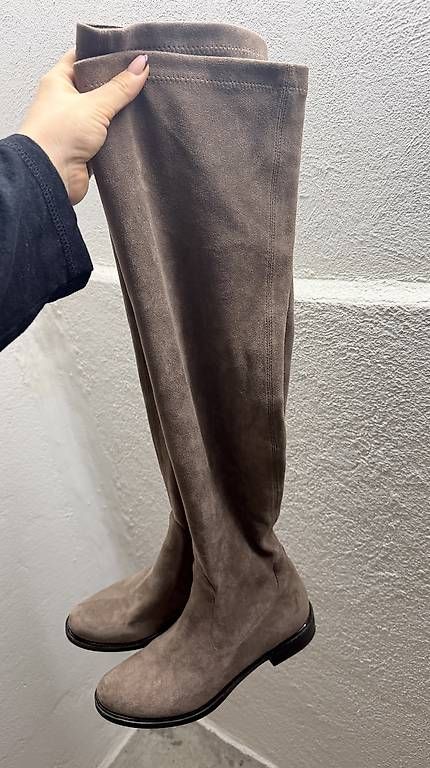 Scarpe da donna: Overknees Taupe Gr. 39 – Usato da Bern venduto da sshueli 4