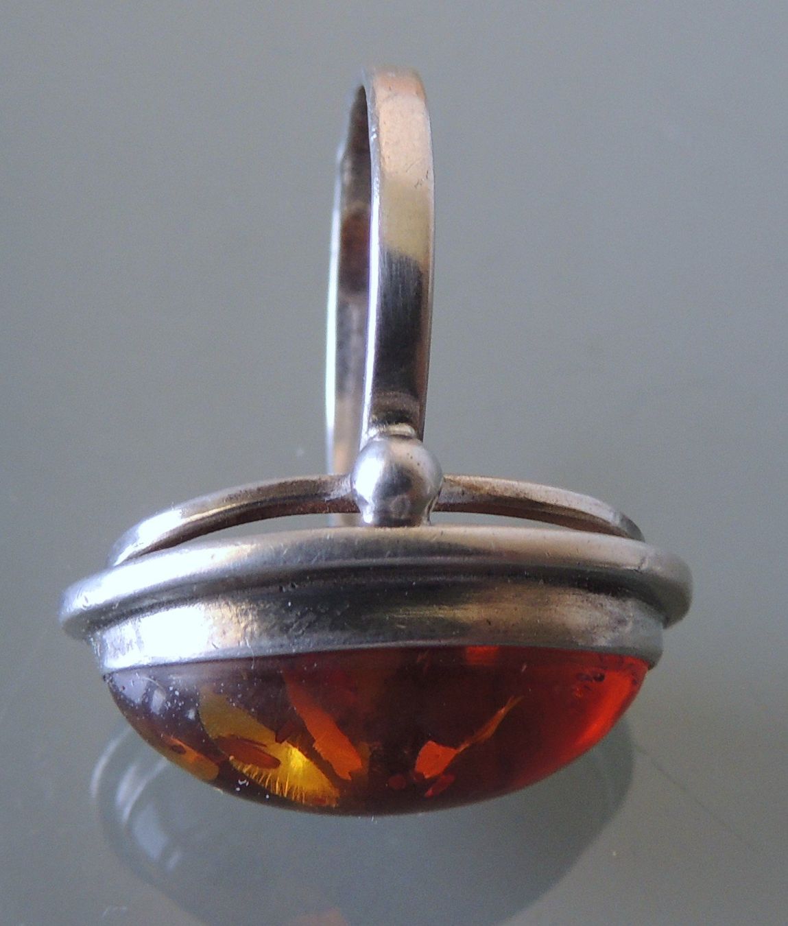 Ringe: Silber 925 Bernstein Fingerring Gr. 55 – Gebraucht aus Waldenburg von schaller707 4
