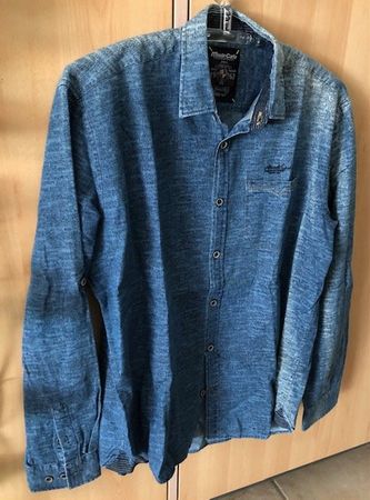 Chemise décolorée unisex Monte Carlo style unique imprimé M