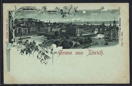 Mondschein-Lithographie Zürich, Teilans