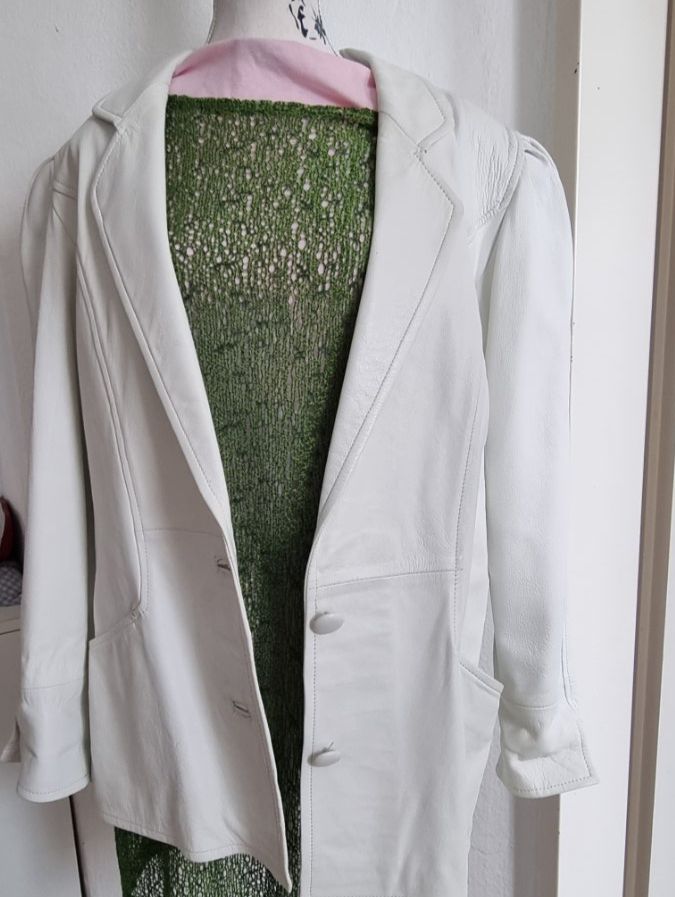 Giacche: Jacke , Lederjacke weiss Gr. 36 – Nuovo (secondo la descrizione) da geroldswil venduto da Gumball1