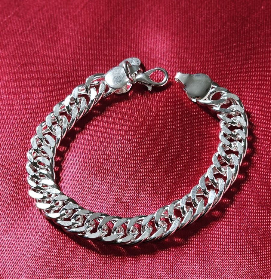 Bracciali & Braccialetti: Wunderschönes Armband, 925 versilbert,19 cm – Nuovo (secondo la descrizione) da Grenchen venduto da maretop