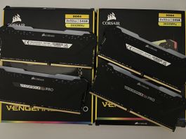 128gb 4x32gb 3600 DDR4 Corsair Vengance RGB PRO
