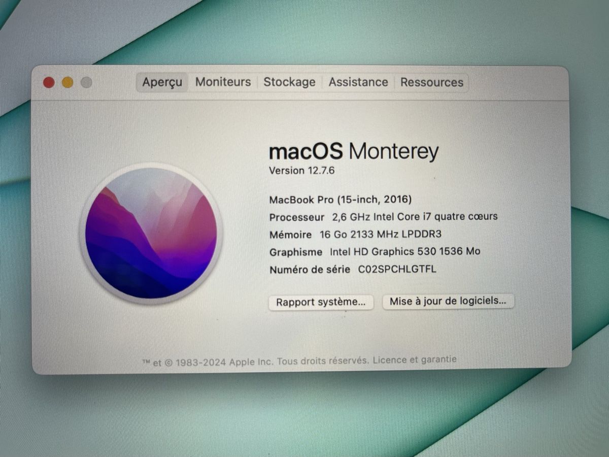 Apple PCs: MacBook Pro 15’’ – D'occasion à Fribourg par aursvyn 6