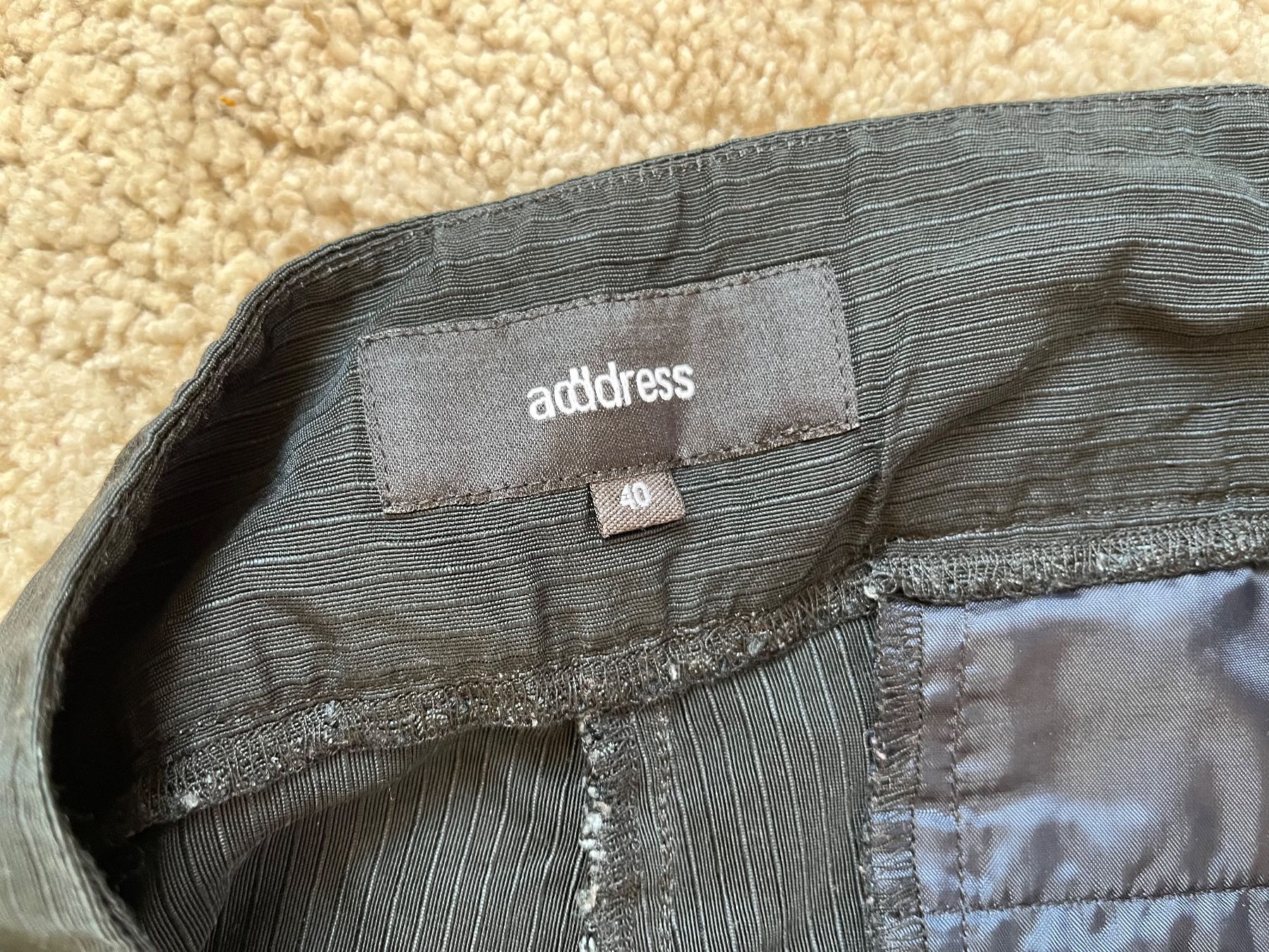 Pantaloni: Schwarze Hose der Berliner Marke address, size 40 – Usato da Zürich venduto da wol_s9qg 2