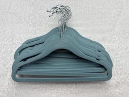 Lot de 14 cintres pour enfants 3 sprouts bleu menthe 29cm