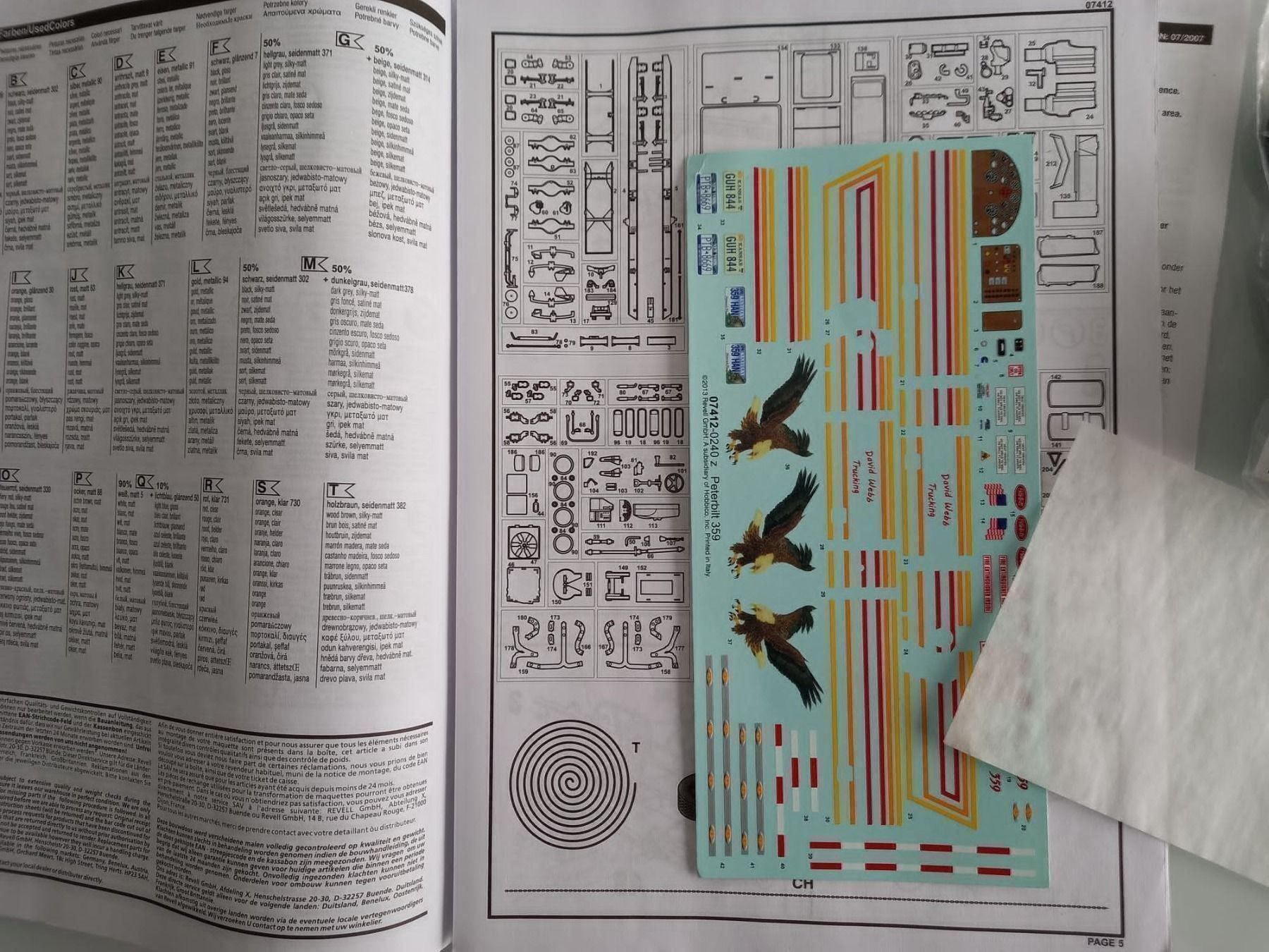 Revell Kit di modellismo & Modellini statici: Revell Truck Peterbilt 359 Conventional – Nuovo (secondo la descrizione) da Au (SG) venduto da mavi4114 6