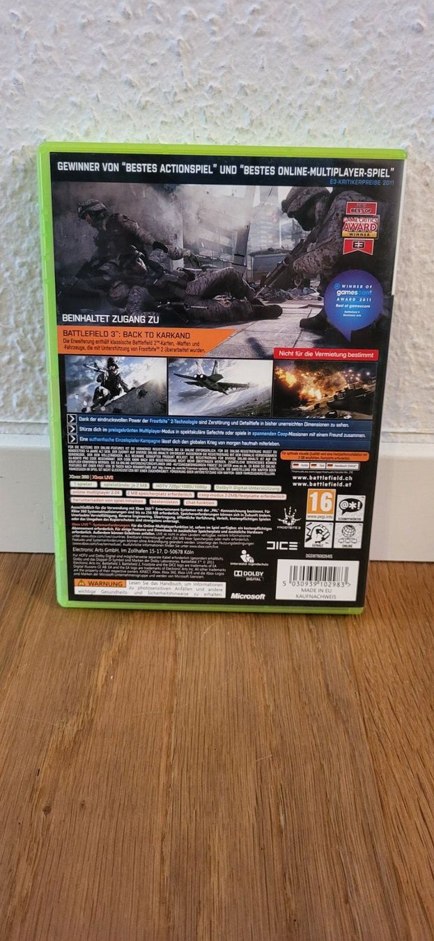Microsoft Giochi: Xbox 360 - Battlefield 3 – Usato da Münsingen venduto da Heroism2010 1