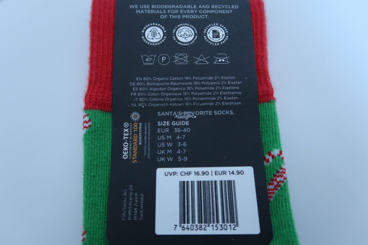 Socken: Weihnachtssocken – Neu und originalverpackt aus Bassersdorf von secondhand_clothing 1