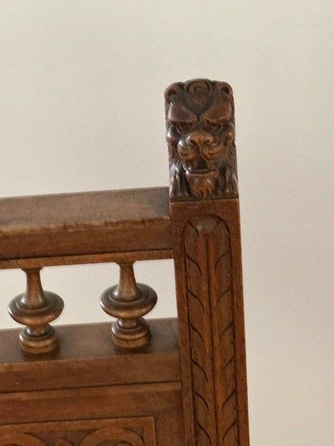 Stühle: 2 Stühle "Bernerstühle" geschnitzt mit Gobelin – Gebraucht aus Reinach von numarei 1