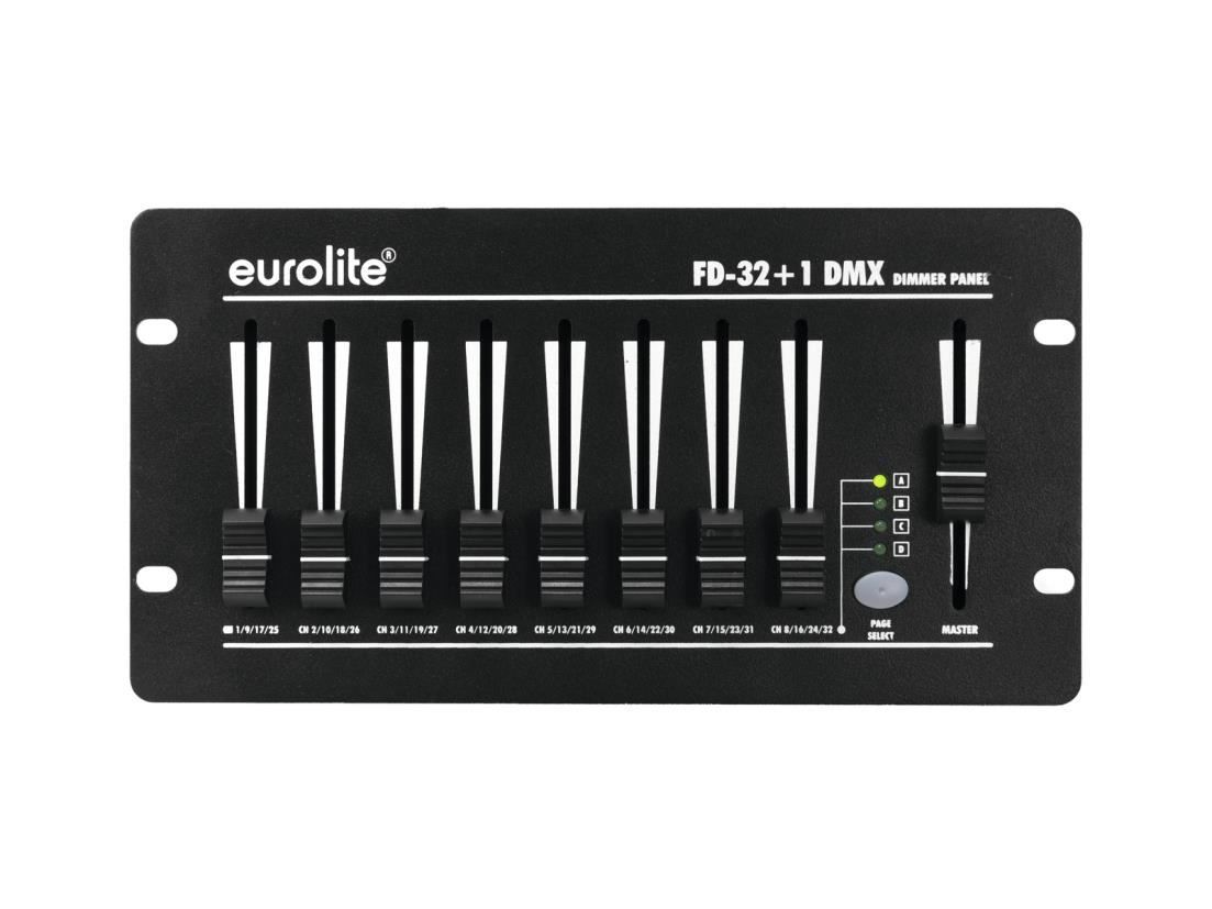 Interruttori: EUROLITE FD-32+1 DMX Dimmer Panel – Nuovo e nell'imballaggio originale da Däniken SO venduto da Profog1 2