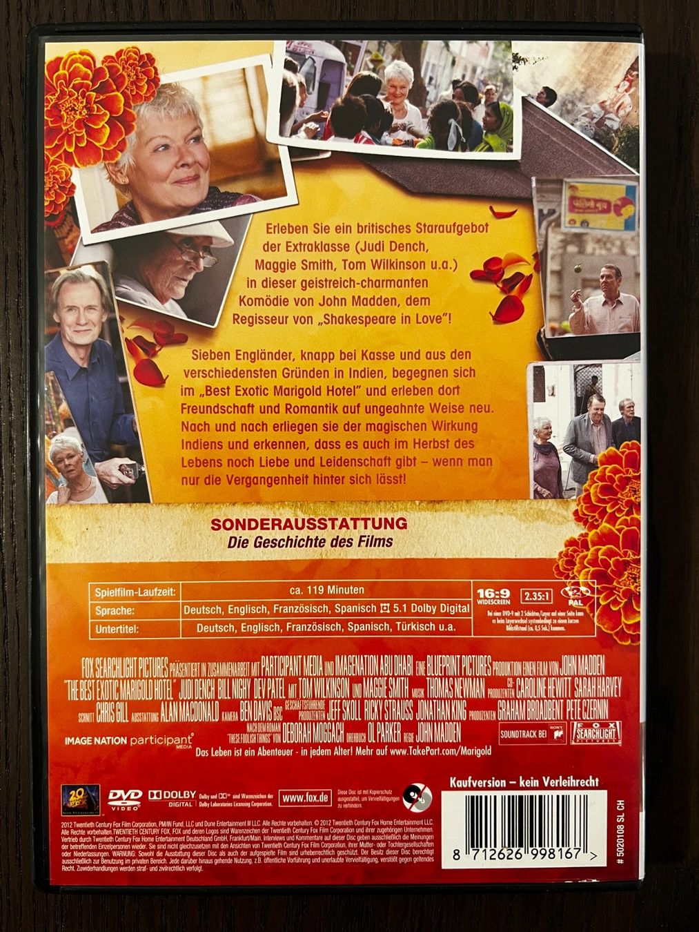 Tutti i DVDs: Marigold Hotel – Usato da Zürich venduto da FilmFreunde 1