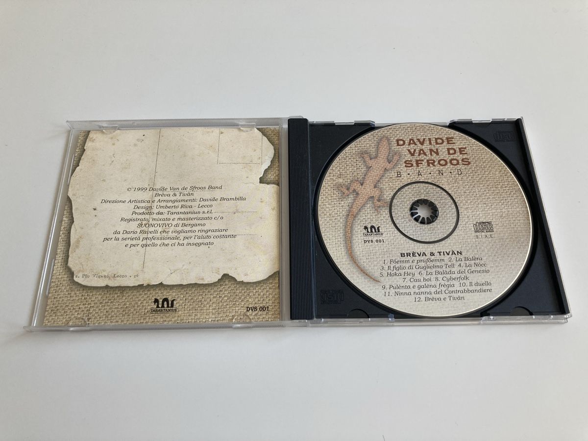 CD: CD Davide Van De Sfroos - Band "Breva & Tivan" – Usato da Biel/Bienne venduto da almercaa 1