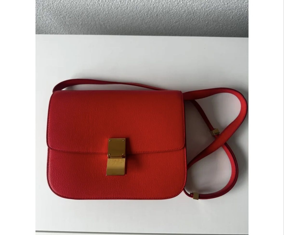 Celine Taschen für Damen: Classic Celine Box Bag - Scarlet Red - As New! – Gebraucht aus Luzern von ida_hv2y 1