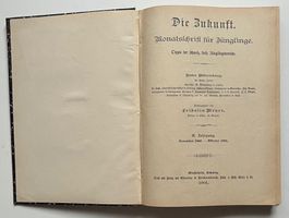 Monatsschrift für Jünglinge 1900-1901