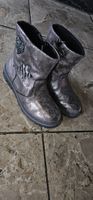 Winterstiefel Mädchen, Glitzer Silber, Grösse 34, Top!