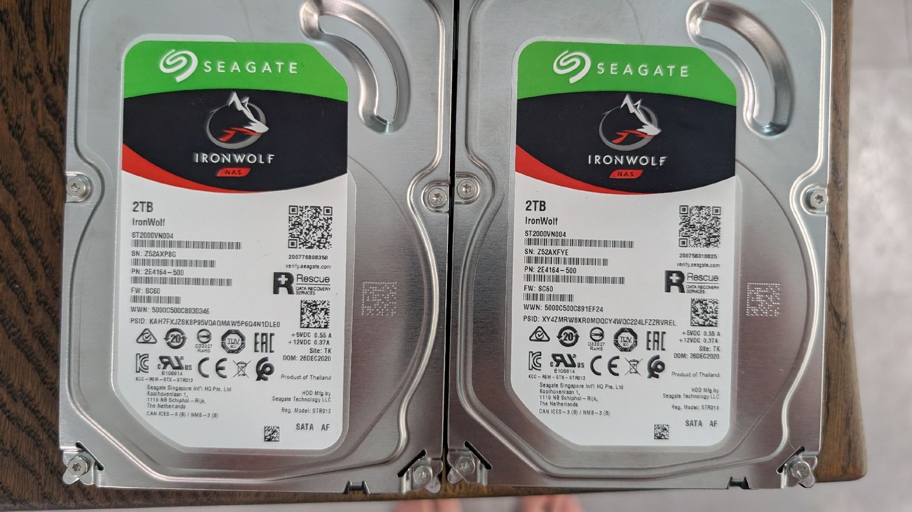 Seagate Disques durs: 2x2TB Seagate Ironwolf HDDs – D'occasion à Luzern par StefanSEC
