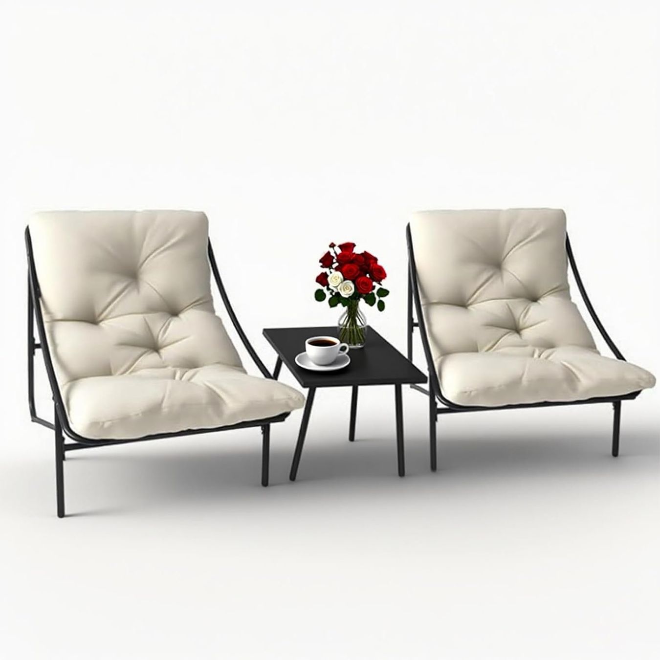 Sessel: Gartenlounge Set, 2 Stühle + Tisch, NEU!!! – Neu und originalverpackt aus Gränichen von omniadeals