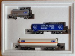 Märklin H0 Schweizer Kesselwagen-Set4787 ETRA Sp.Güterwagen