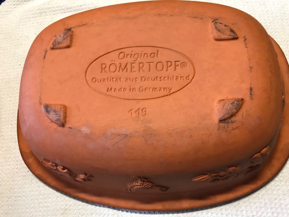 Original Römertopf - Schlemmertopf - glasiert - inkl.Rezepte (Neu ...