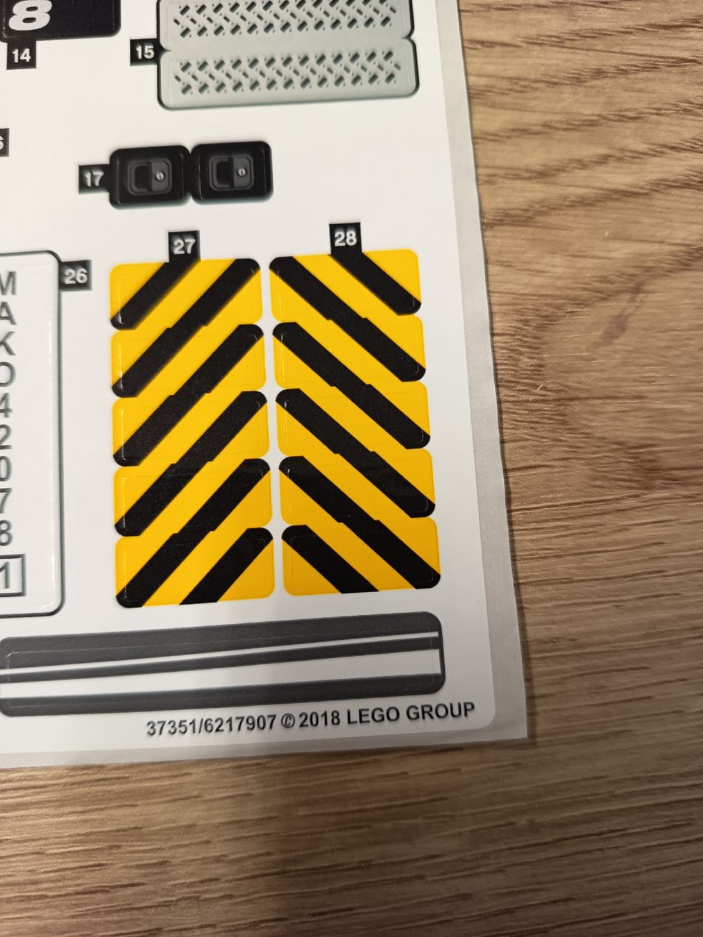 Lego Kit di costruzioni: Lego Technic ® 42078 sticker, Aufkleber – Nuovo (secondo la descrizione) da Frauenfeld venduto da sveno666 1
