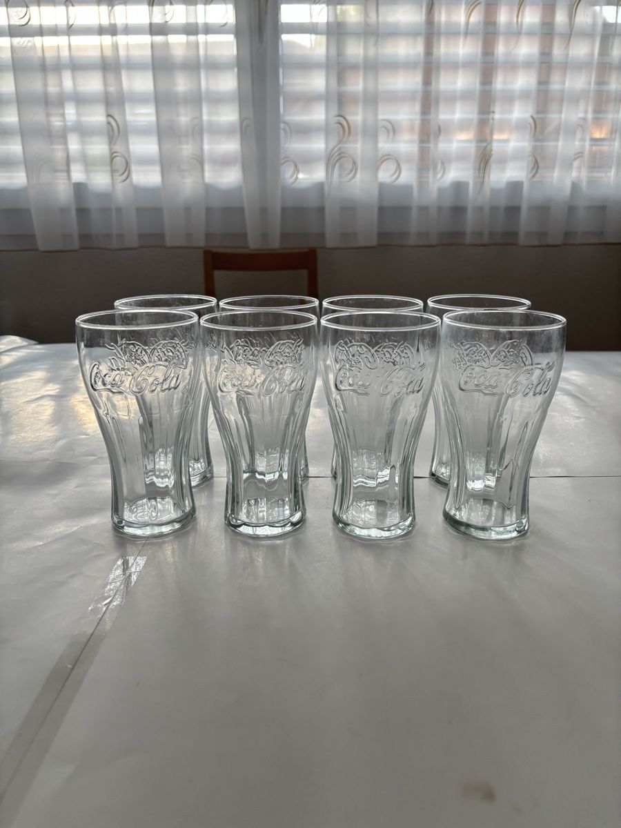 Coca-Cola Gläser: 8 Coca Cola Trinkgläser – Neu (gemäss Beschreibung) aus Uster von oranger_pulli