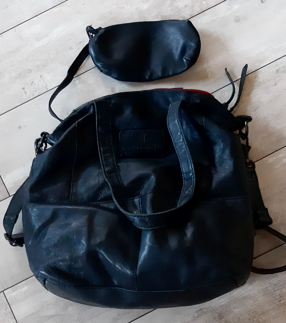 Aunts & Uncles Borse da donna: Aunts & uncles  -  Ledertasche  -  schwarz – Usato da Tagelswangen venduto da BrigittaC01 5