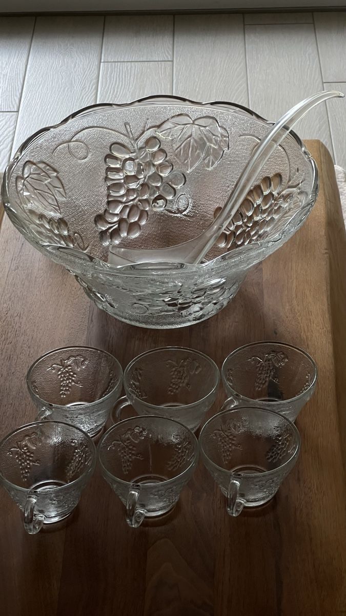 Ciotole: Punch und Obstschale Bowle-Set – Usato da Aesch LU venduto da HSchnitzler 1
