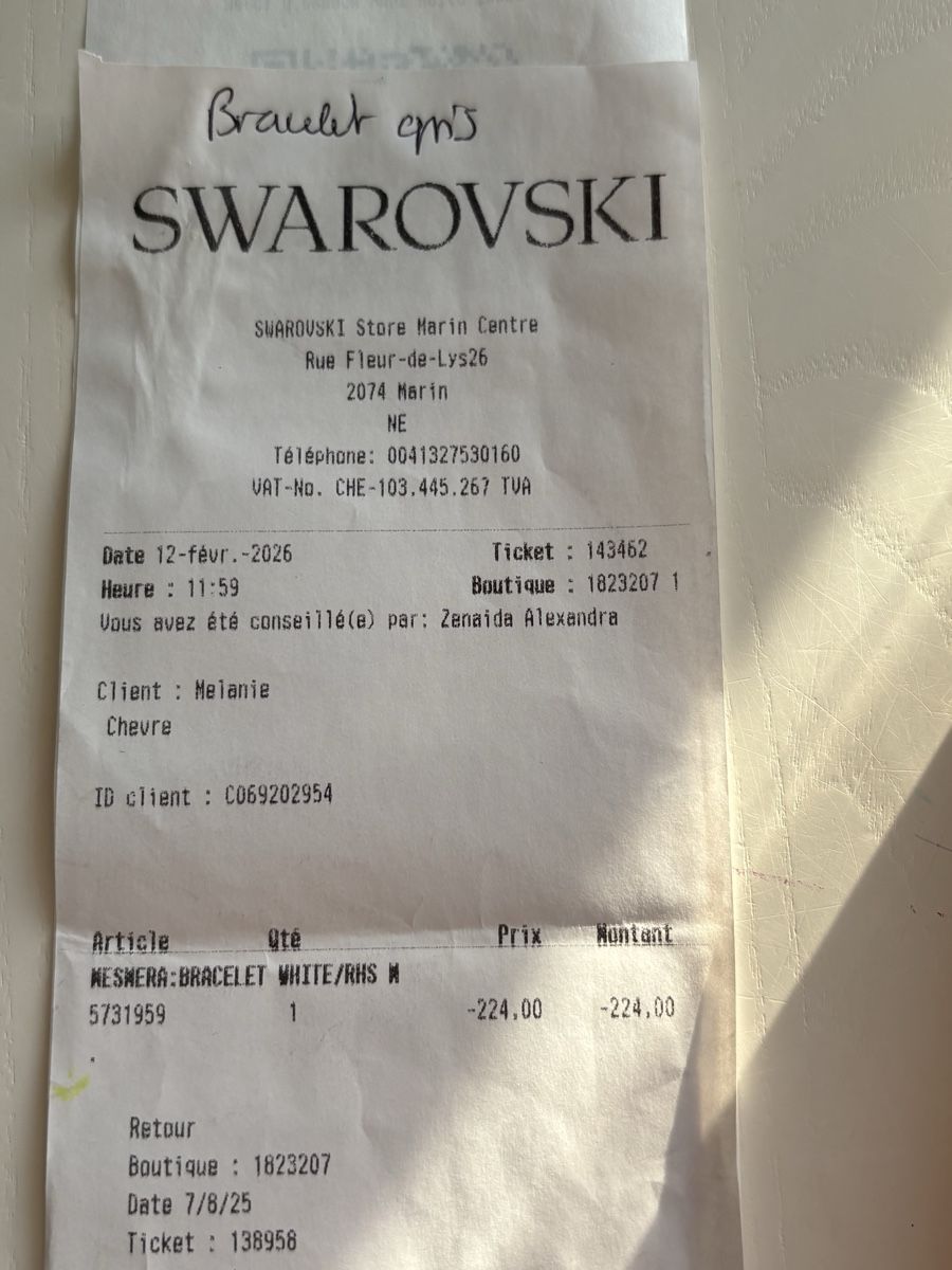 Swarovski Bracciali & Braccialetti: Bracelet neuf Swarovski – Nuovo e nell'imballaggio originale da Peseux venduto da Huna12 2