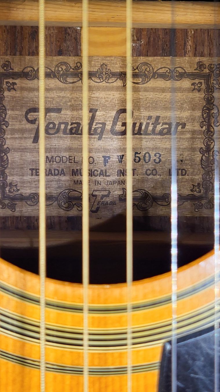 Strumenti musicali: Western Gitarre Terada FW503 – Usato da Winterthur venduto da NorrSydGuitars 9