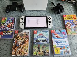 Nintendo Switch Oled avec 5 jeux 